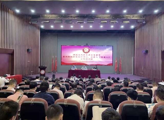 湖南省委組織部（兩新工委）組織的全省兩新黨建業(yè)務(wù)骨干暨兩新組織（非公有制經(jīng)濟(jì)組織和社會(huì)組織）黨組織書記、出資人（負(fù)責(zé)人）示范培訓(xùn)班